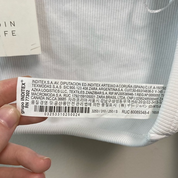 NWOT ZARA Ribbed White Arm Warmers Shrug Trafaluc Collection SIZE SMALL - Picture 9 of 10